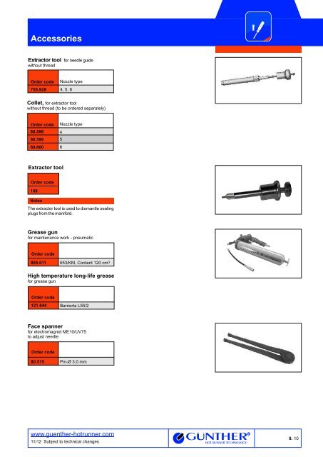 PDF-Download - GÜNTHER Hot Runner Technology