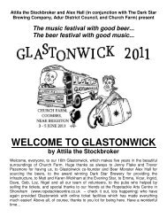 Glastonwick 2011 - The Gotham Imbiber