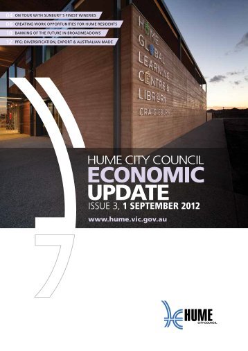 issue 3, 1 SEPTEMBER 2012 - Hume City Council
