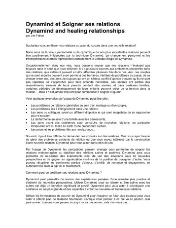 Dynamind et Soigner ses relations Dynamind and ... - Huna.org