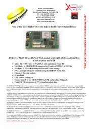 HERON-FPGA9 Datasheet - Hunt Engineering Ltd.