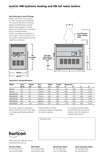 Hurlcon_HB&HMBoiler (Page 2) - Hurlcon Heating