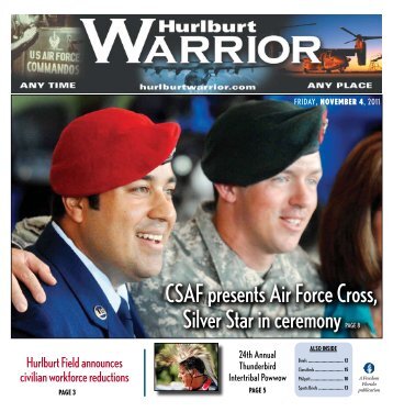 CSaF presents air Force Cross, Silver Star in ... - Hurlburt Warrior