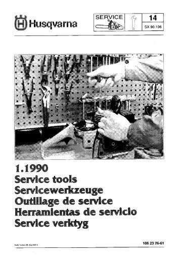 IPL, Service Tools, 1990-01 - Husqvarna