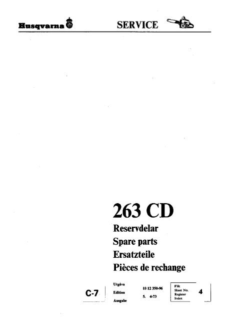 IPL, 263 CD, 1973-04, Chain Saw - Barrett Small Engine