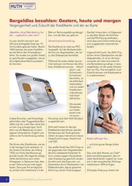 Ausgabe 01/2008 - HUTH ELEKTRONIK SYSTEME GmbH