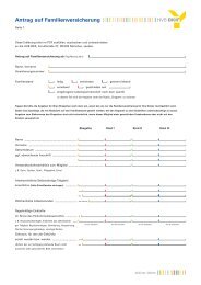 Antrag auf Familienversicherung - HVB BKK