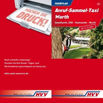 Anruf-Sammel-Taxi Worth Anruf-Sammel-Taxi Worth - HVV