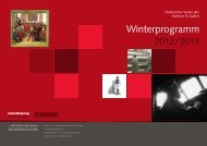 Winterprogramm - Historischer Verein des Kantons St.Gallen