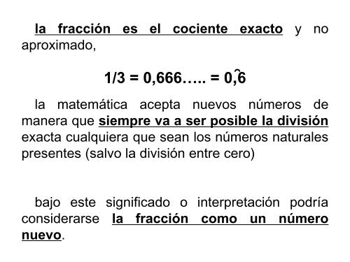 fracciones: elementos básicos