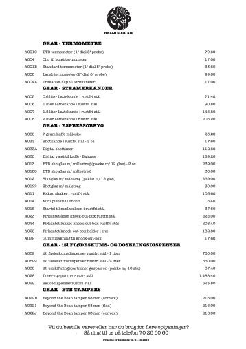 NY PRISLISTE FORMAT 101010 - Hello Good Sip