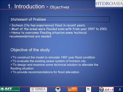 Study on Urban Drainage Modeling in Incheon Gyo ... - HydroAsia