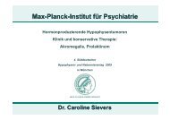 Max-Planck-Institut fÃ¼r Psychiatrie Institut fÃ¼r ... - Hypophysen