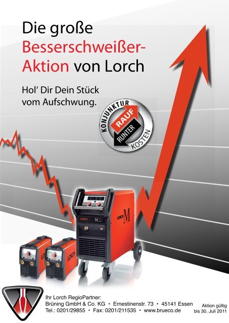 Die große Besserschweißer- Aktion von Lorch - Brüning Gmbh &amp; Co.
