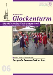 Das groÃe Sommerfest im Juni - Hospital zum Heiligen Geist