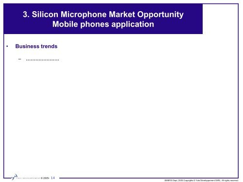 3. Silicon Microphone Market Opportunity MEMS ... - I-Micronews