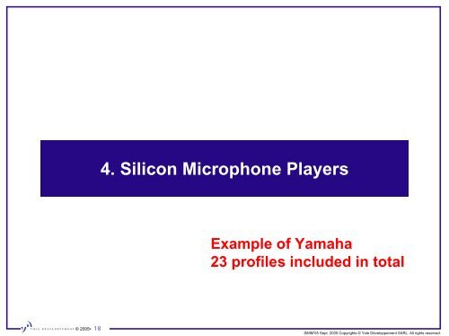 3. Silicon Microphone Market Opportunity MEMS ... - I-Micronews