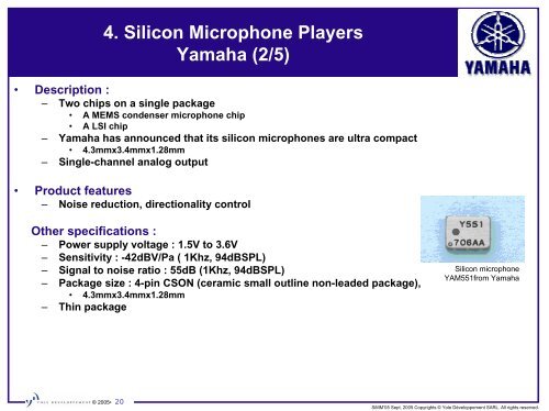 3. Silicon Microphone Market Opportunity MEMS ... - I-Micronews