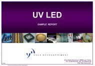UV LED 2009 edition - I-Micronews