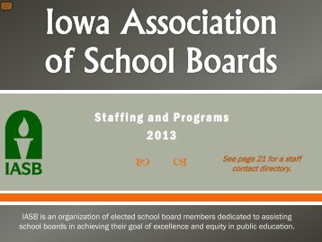 IASB Staff - Iowa Association of School Boards