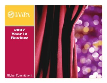 2007 Year in Review Global Commitment - IAAPA
