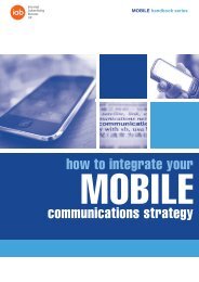 How to integrate comms strategy - IAB UK