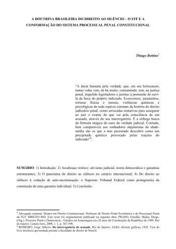 Thiago Bottino - Instituto dos Advogados Brasileiros