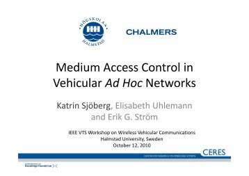 Medium Access Control in Vehicular Ad Hoc Networks