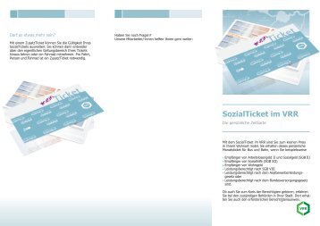 Sozial Ticket im VRR - IAG Gelsenkirchen