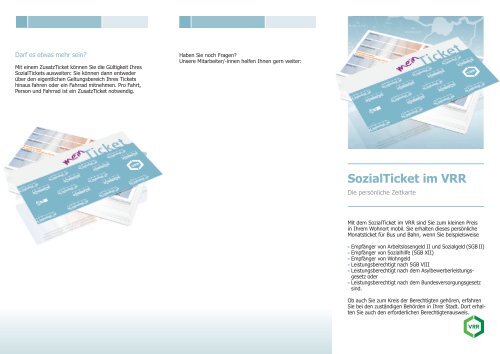 Sozial Ticket im VRR - IAG Gelsenkirchen