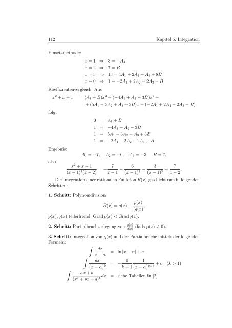 Mathematik fÃ¼r Ingenieure I - Institut fÃ¼r Algebraische Geometrie ...