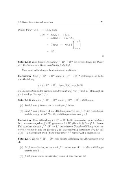 Mathematik fÃ¼r Ingenieure I - Institut fÃ¼r Algebraische Geometrie ...