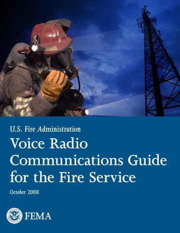 Voice Radio Communications Guide for the Fire Service