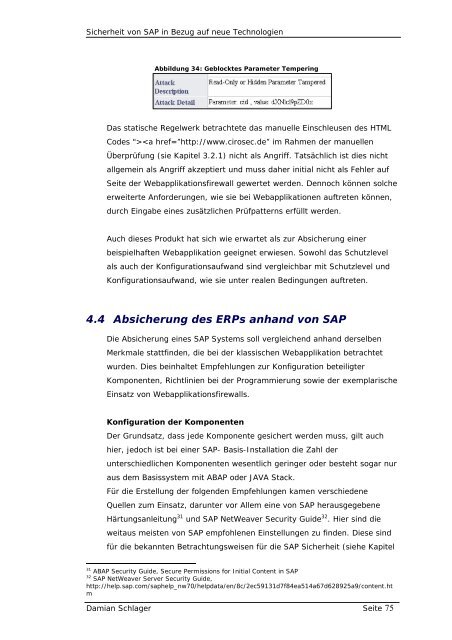 Sicherheit von SAP in Bezug auf neue Technologien