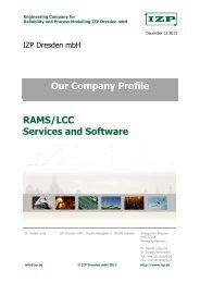 Our Company Profile - RAMS/LCC Services and Software