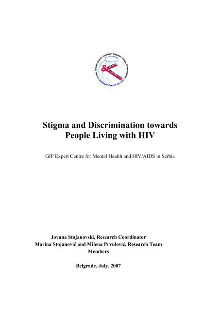 Stigma and Discrimination towards People Living with HIV - IAN-a