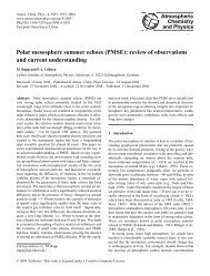 Polar mesosphere summer echoes (PMSE): review of ... - HAL