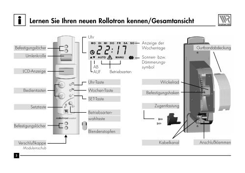 Einbau- und Bedienungsanleitung Rollotron Comfort