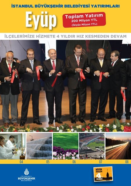 EyÃ¼p Toplam YatÄ±rÄ±m - Ä°stanbul BÃ¼yÃ¼kÅehir Belediyesi