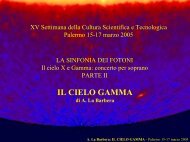 Il cielo X e gamma: concerto per soprano - parte ... - IASF Palermo