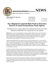 Gov. Blagojevich appoints Mark Pruitt as Executive Director ... - IBHE