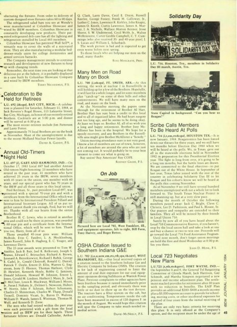 1984-01 January IBEW Journal.pdf - International Brotherhood of ...