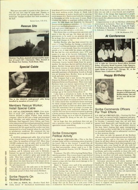 1984-01 January IBEW Journal.pdf - International Brotherhood of ...