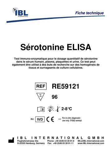 SÃ©rotonine ELISA - IBL international