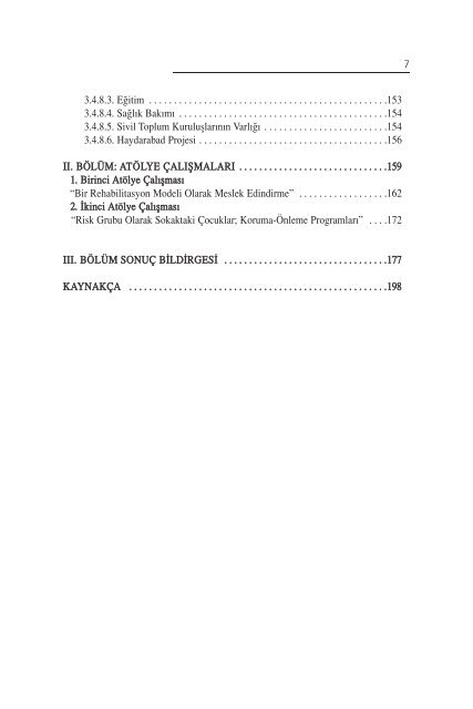 Sokak ÃocuklarÄ± Rehabilitasyon Modeli - Ä°stanbul BÃ¼yÃ¼kÅehir ...