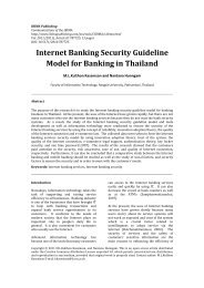 Internet Banking Security Guideline Model for ... - IBIMA Publishing