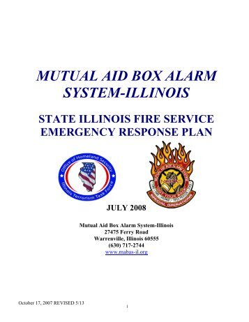 Mutual Aid Box Alarm System-Illinois - IAFC