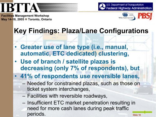 Traffic Control Strategies at Toll Plazas - International Bridge, Tunnel ...