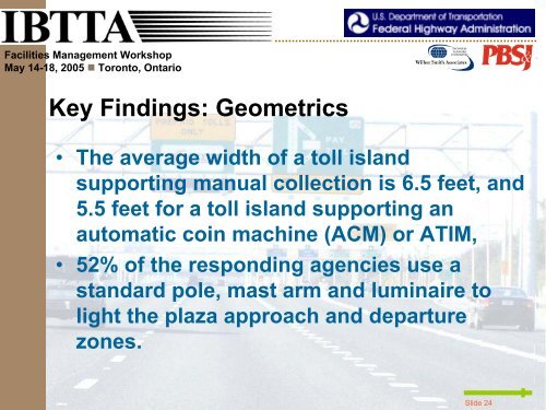 Traffic Control Strategies at Toll Plazas - International Bridge, Tunnel ...