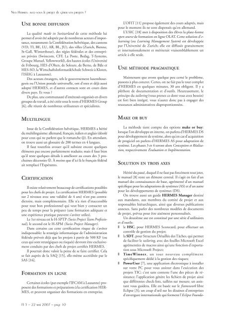 version PDF - Flash informatique - EPFL